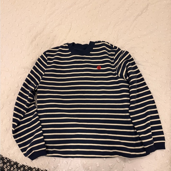 Cotton French terry crewneck pullover lululemon striped - Picture 2 of 5